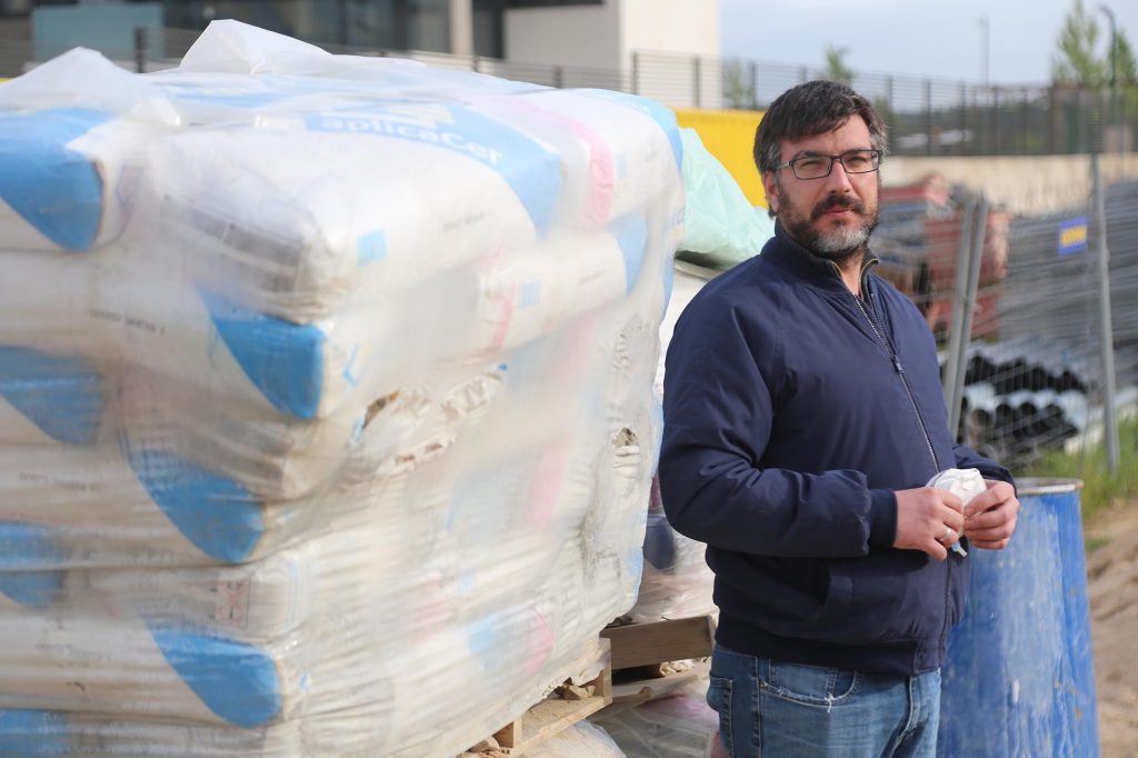 Alberto Palmero, administrativo de obra y delegado de CCOO